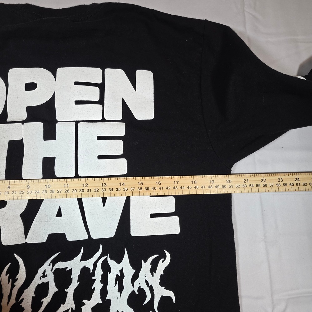 Elevation Worship Rattle Open The Grave Black Long Sleeve Graphic T-Shirt Mens M - Picture 4 of 9
